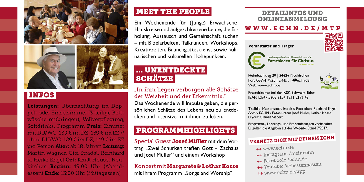 Meet the People 2017: unentdeckte Schätze Flyer Seite 2
