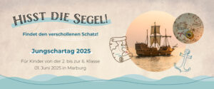 Piraten-Jungschartag 2025 unter dem Motto "Hisst die Segel!"