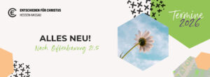 Cover des Jahresfylers mit dem Titel Termine 2026 - Alles neu! nach Offenbarung 21,5