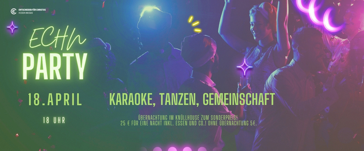 Einladung zur ECHN-Party Einladung zur ECHN-Party