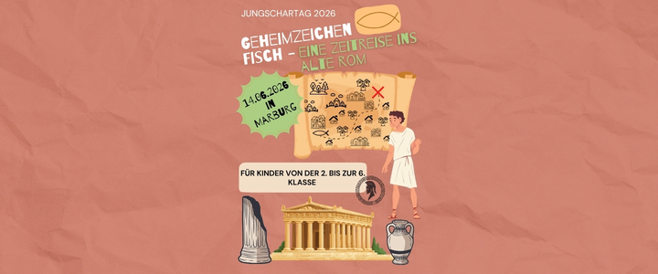 Anmelden zum Jungschartag 2026 „Geheimzeichen Fisch“