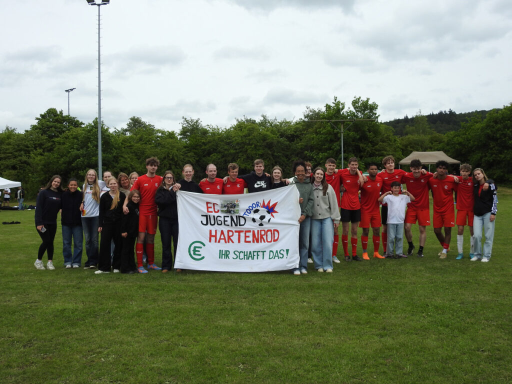 ECHN Landesfußballmeisterschaft 2026: Spielerinnen, Spieler und Fans des EC Hartenrod